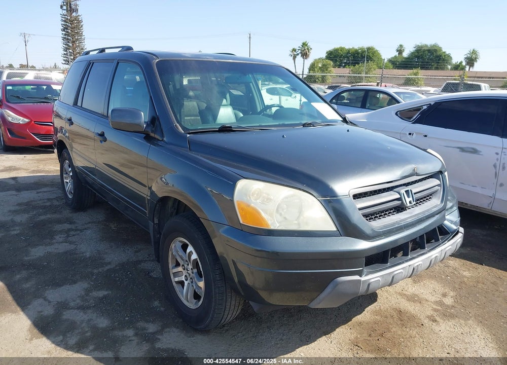 2004 HONDA PILOT EX-L VIN: 2HKYF185X4H538852