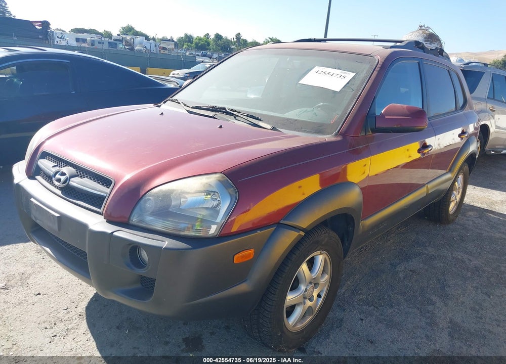 2005 HYUNDAI TUCSON GLS/LX VIN: KM8JN72D15U148197