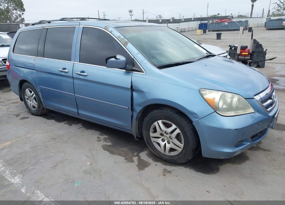 2005 HONDA ODYSSEY EX-L VIN: 5FNRL38655B034520