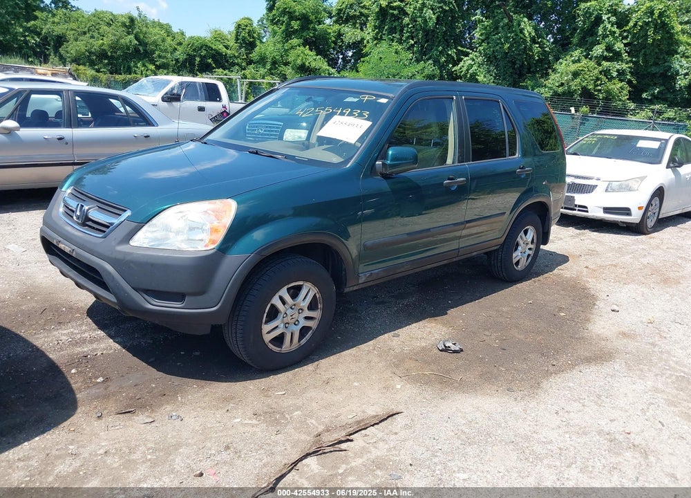 2002 HONDA CR-V EX VIN: JHLRD78842C079577