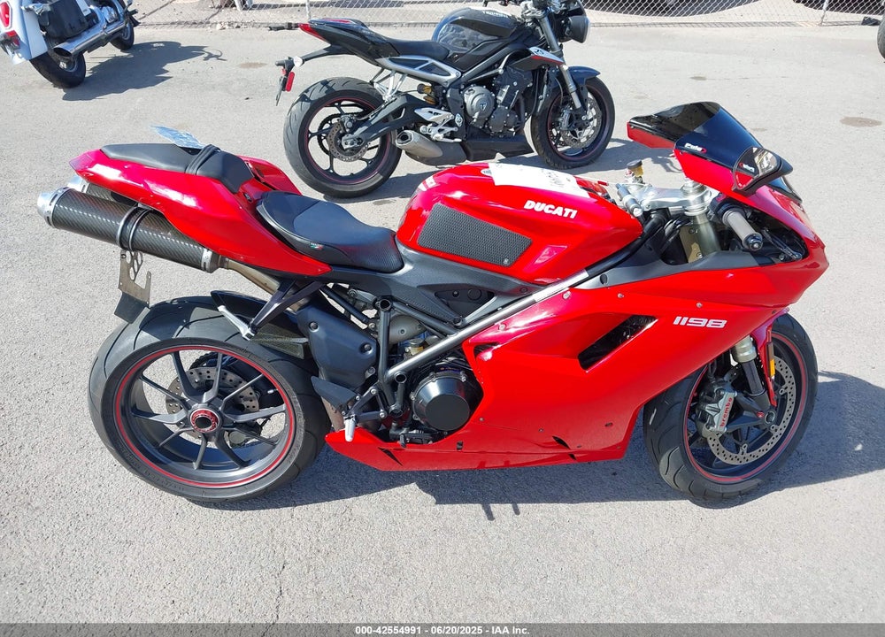 2009 DUCATI 1198 S VIN: ZDM1XBLW09B023201