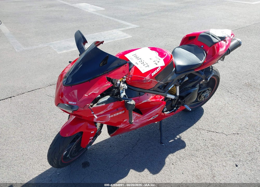 2009 DUCATI 1198 S VIN: ZDM1XBLW09B023201