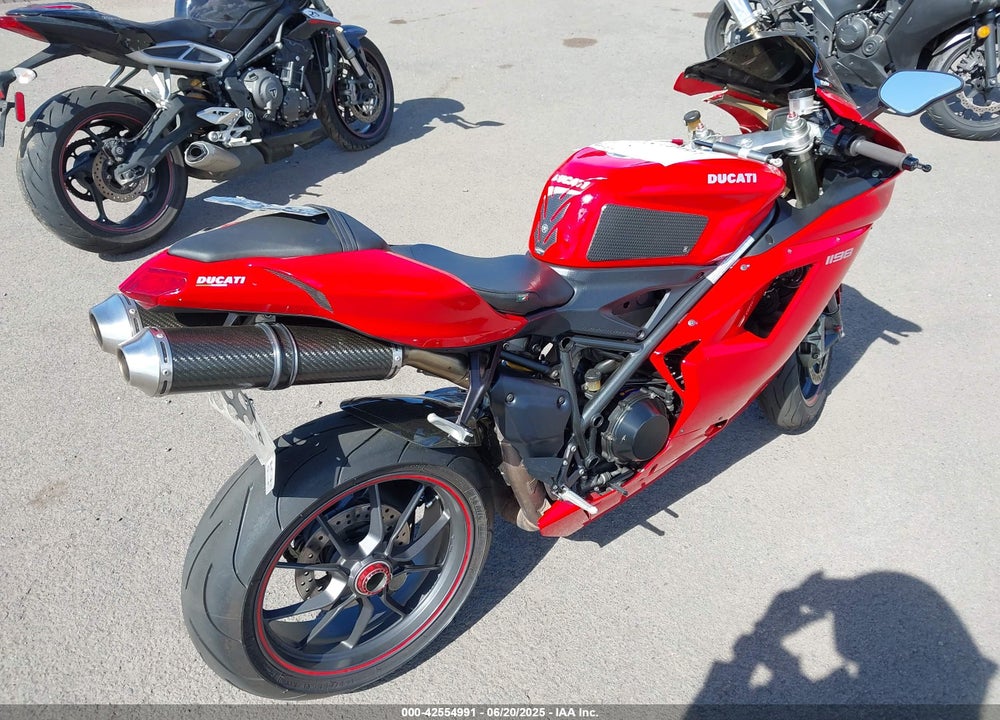 2009 DUCATI 1198 S VIN: ZDM1XBLW09B023201