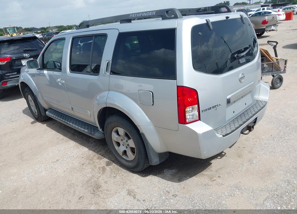 2007 NISSAN PATHFINDER VIN: 5N1AR18U07C642780