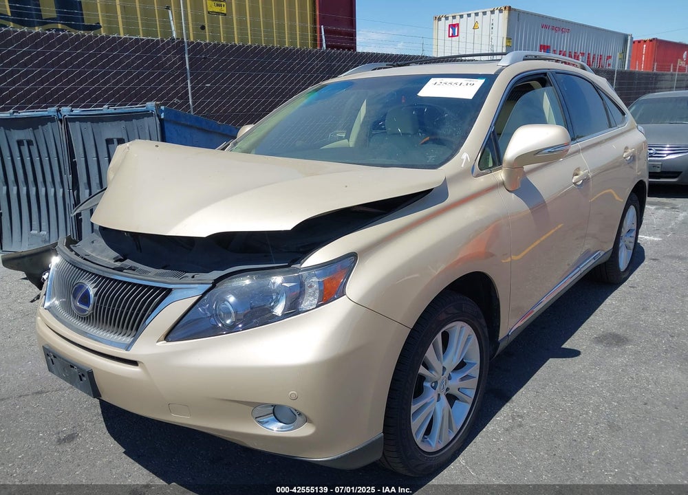 2010 LEXUS RX 450H VIN: JTJBC1BA0A2010459