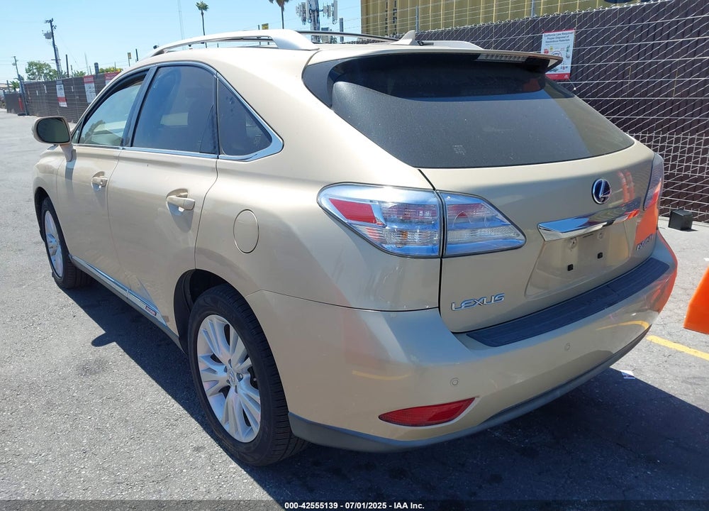 2010 LEXUS RX 450H VIN: JTJBC1BA0A2010459