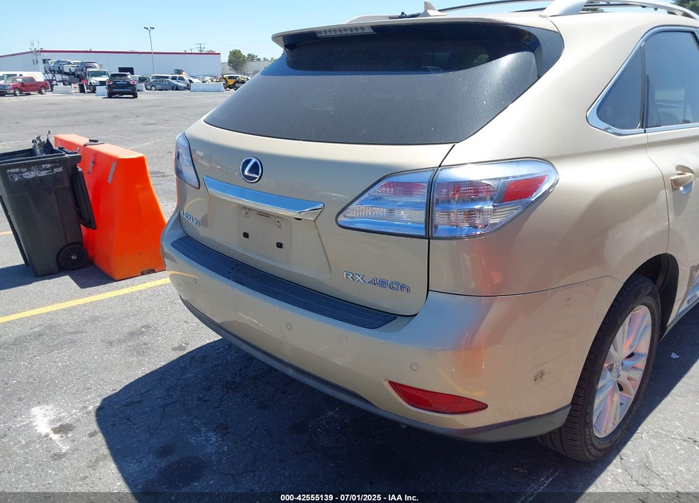 2010 LEXUS RX 450H VIN: JTJBC1BA0A2010459