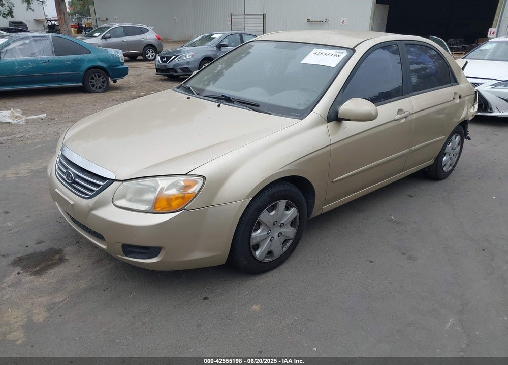 2009 KIA SPECTRA EX VIN: KNAFE222395659810