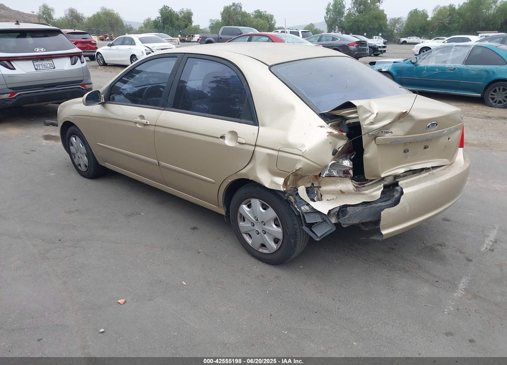 2009 KIA SPECTRA EX VIN: KNAFE222395659810