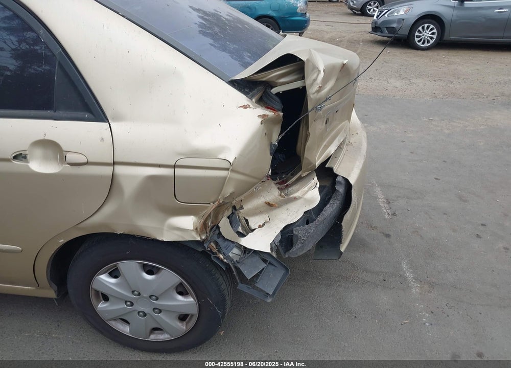 2009 KIA SPECTRA EX VIN: KNAFE222395659810