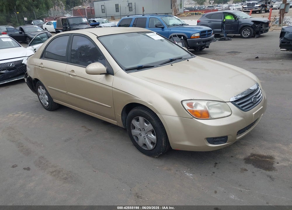 2009 KIA SPECTRA EX VIN: KNAFE222395659810