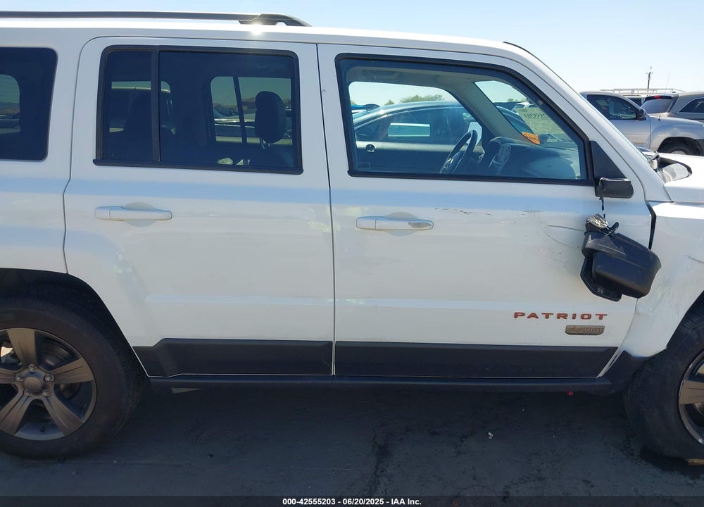 2016 JEEP PATRIOT VIN: 1C4NJRBB0GD734078