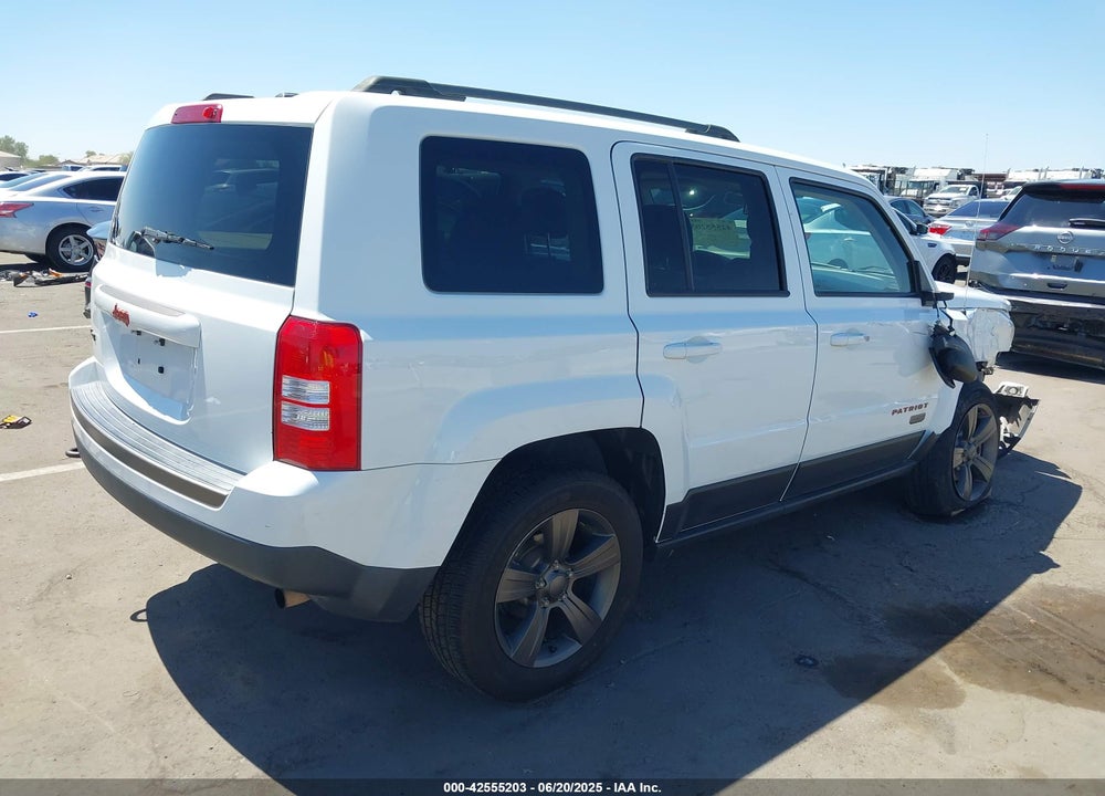 2016 JEEP PATRIOT VIN: 1C4NJRBB0GD734078