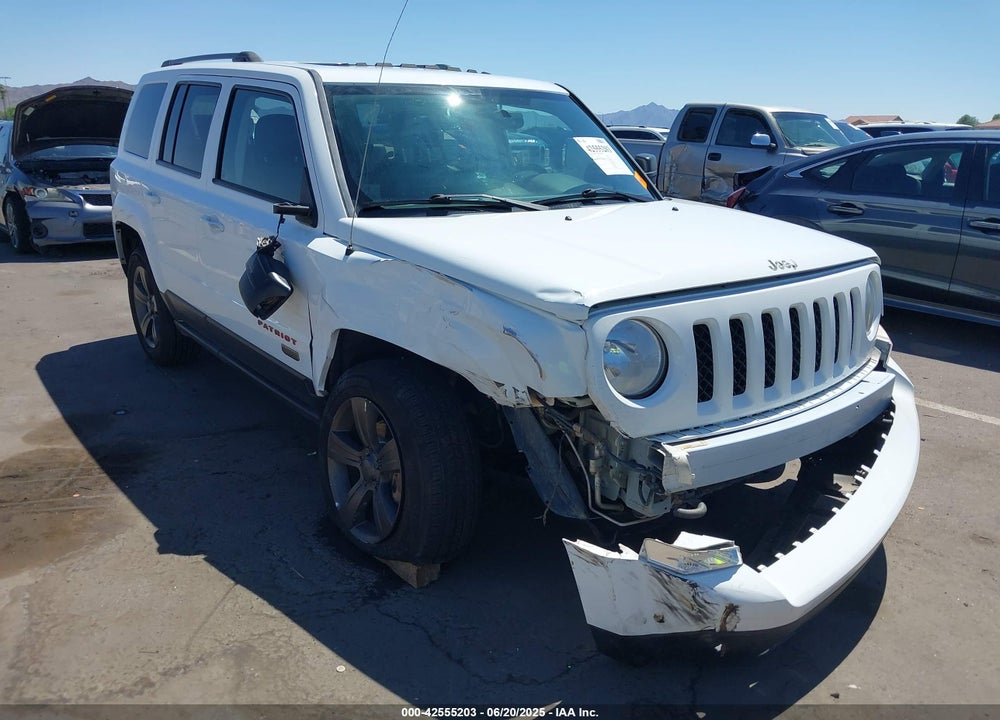 2016 JEEP PATRIOT VIN: 1C4NJRBB0GD734078