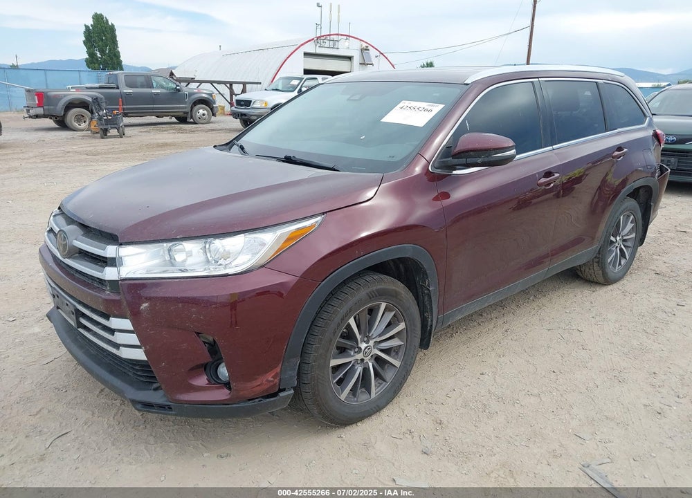 2019 TOYOTA HIGHLANDER VIN: 5TDJZRFH0KS976582