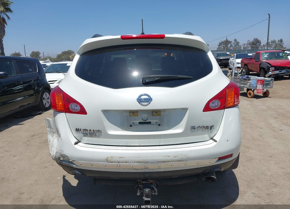 2009 NISSAN MURANO VIN: JN8AZ18U99W010385