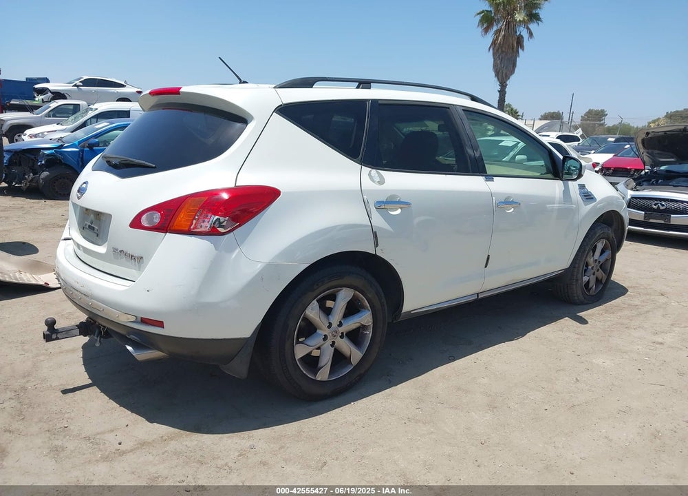 2009 NISSAN MURANO VIN: JN8AZ18U99W010385
