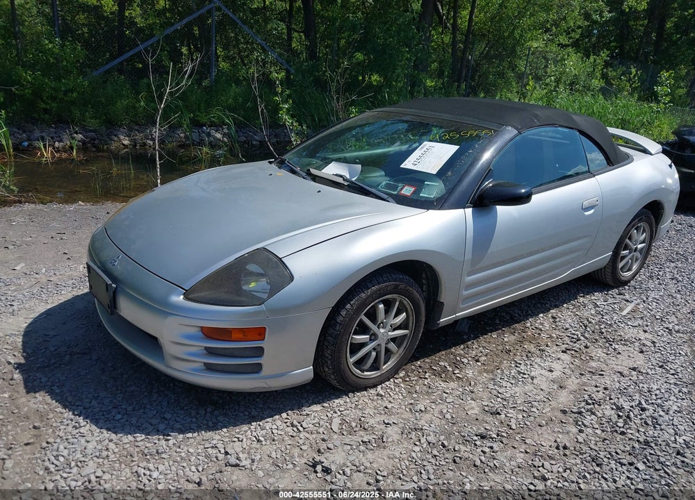 2002 MITSUBISHI ECLIPSE SPYDER GS VIN: 4A3AE45G32E036187
