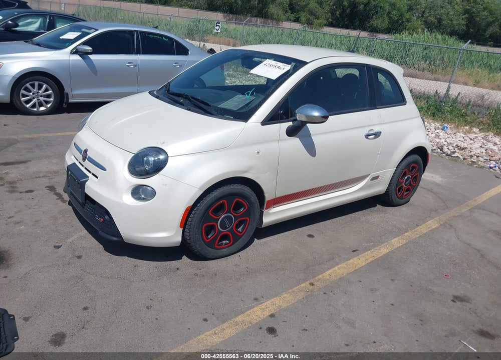 2016 FIAT 500E BATTERY ELECTRIC VIN: 3C3CFFGE9GT229651