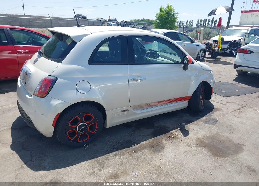 2016 FIAT 500E BATTERY ELECTRIC VIN: 3C3CFFGE9GT229651