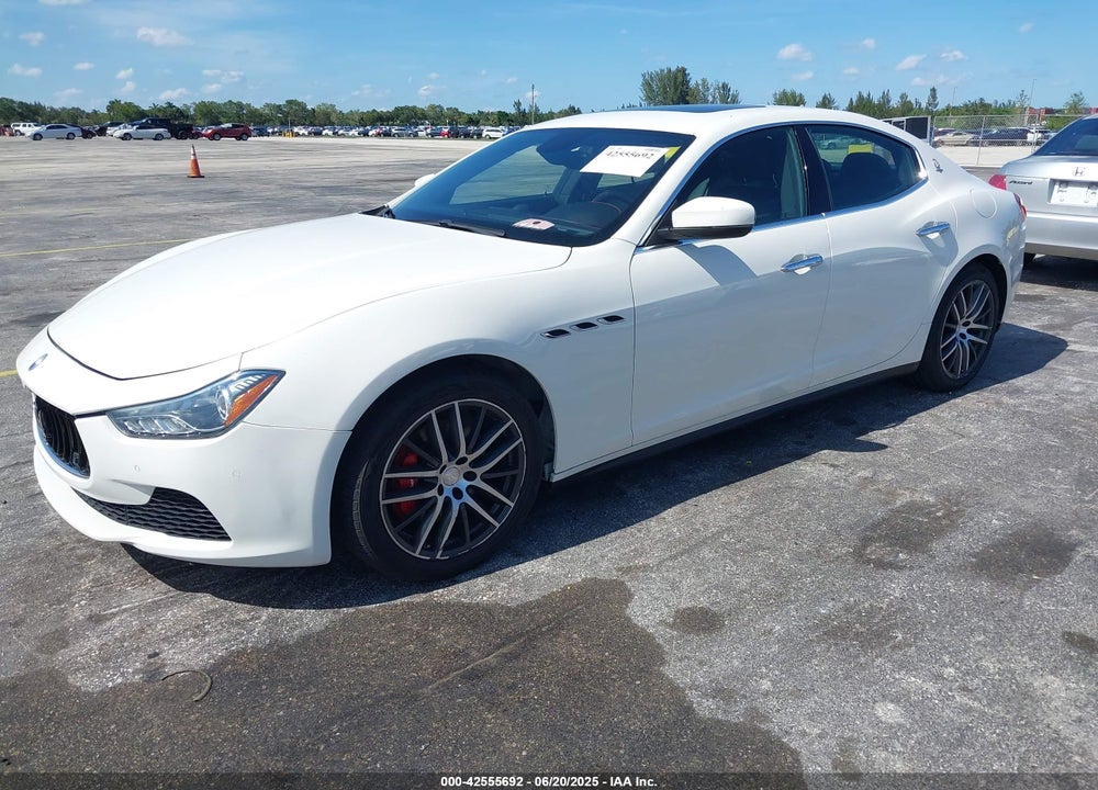 2017 MASERATI GHIBLI VIN: ZAM57XSA9H1196506