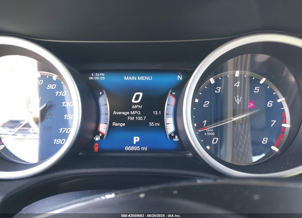 2017 MASERATI GHIBLI VIN: ZAM57XSA9H1196506