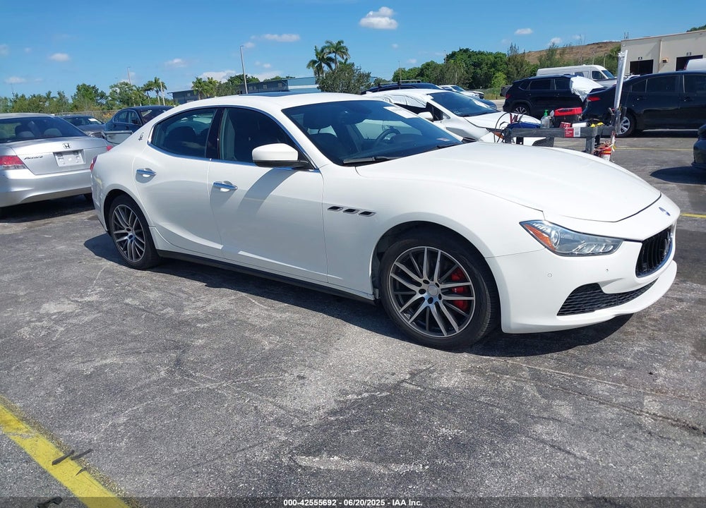 2017 MASERATI GHIBLI VIN: ZAM57XSA9H1196506