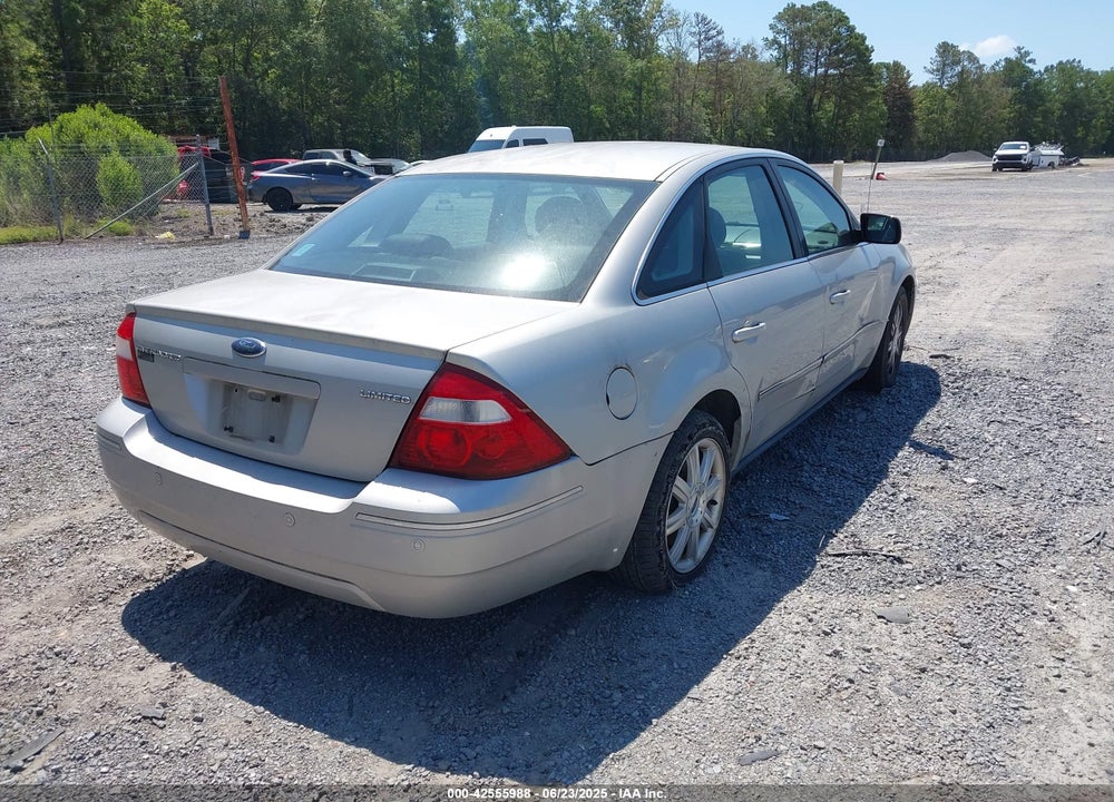2006 FORD FIVE HUNDRED LIMITED VIN: 1FAHP25116G120360