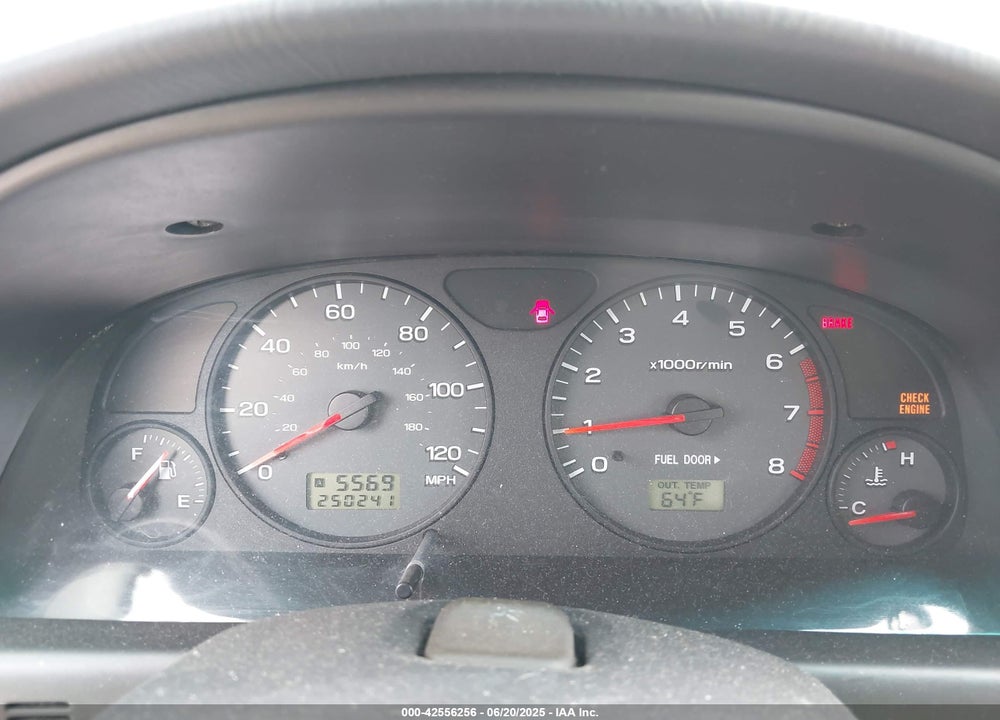 2001 SUBARU FORESTER VIN: JF1SF63501H720442