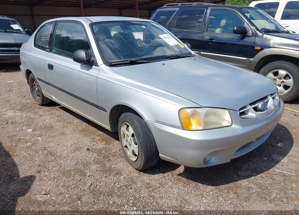 2002 HYUNDAI ACCENT L VIN: KMHCF35G52U207543