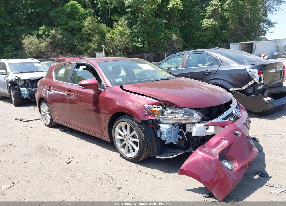 2012 LEXUS CT 200H PREMIUM VIN: JTHKD5BH2C2060589