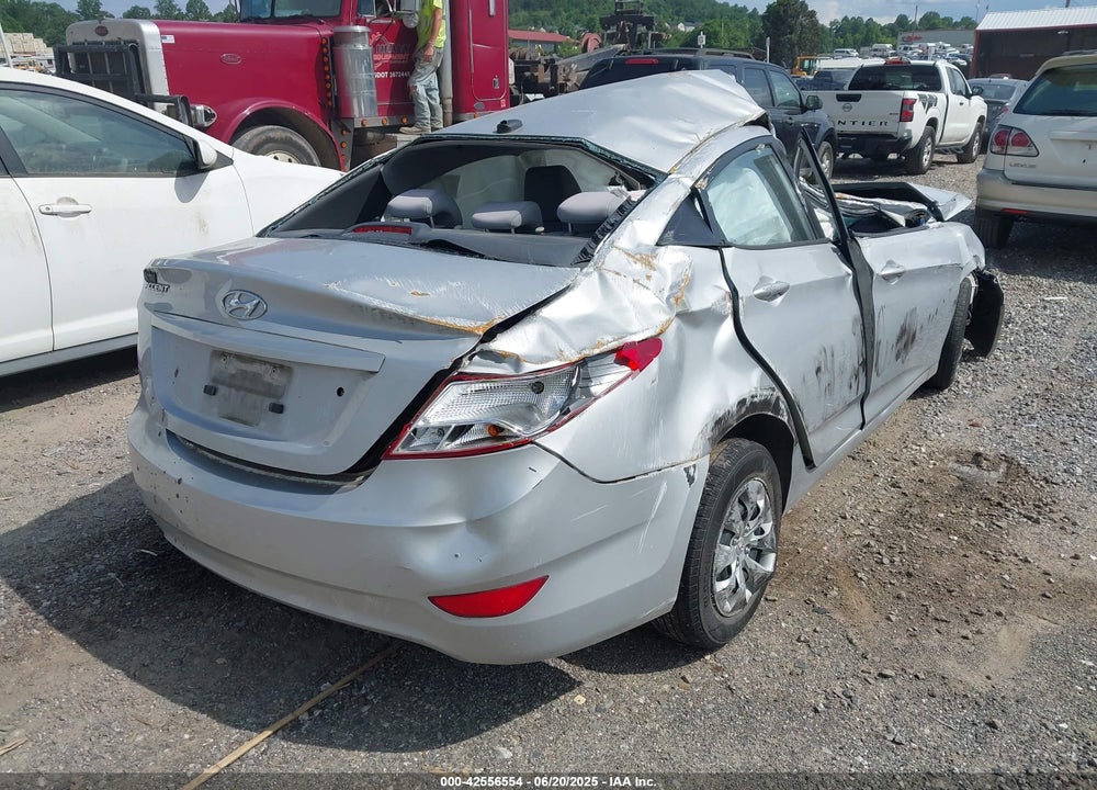 2016 HYUNDAI ACCENT VIN: KMHCT4AE3GU975306