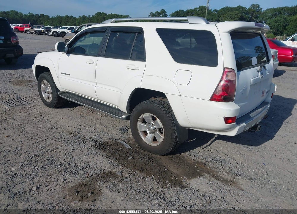 2004 TOYOTA 4RUNNER LIMITED V8 VIN: JTEBT17R840029676