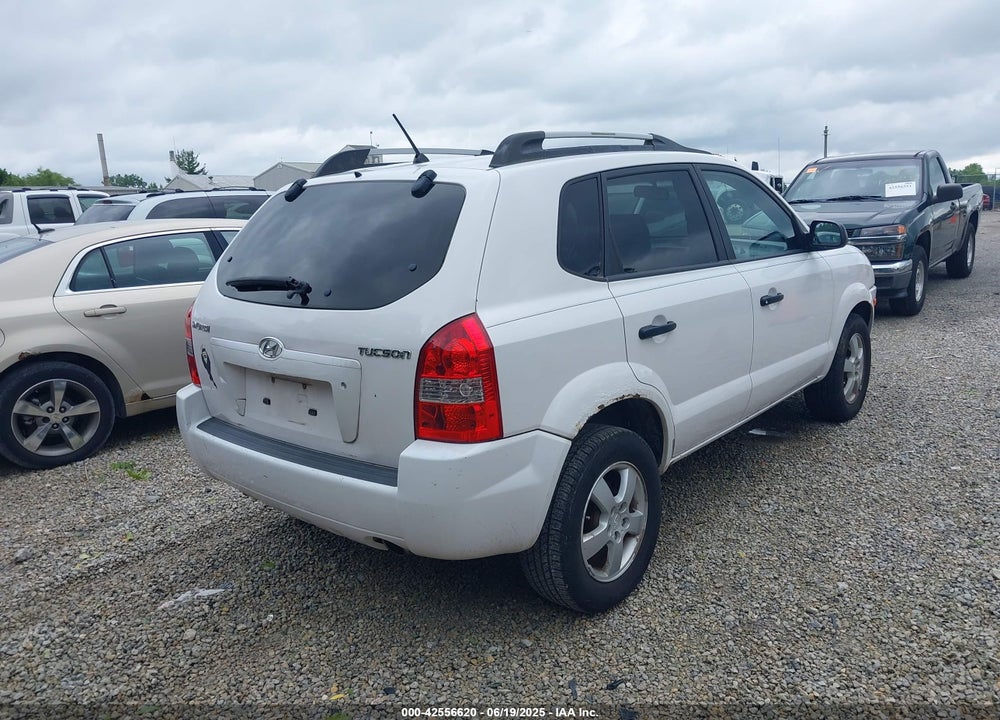 2005 HYUNDAI TUCSON GL VIN: KM8JM12B75U086898