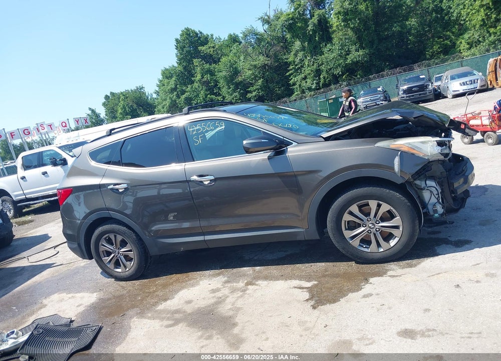 2013 HYUNDAI SANTA FE VIN: 5XYZUDLB3DG096612