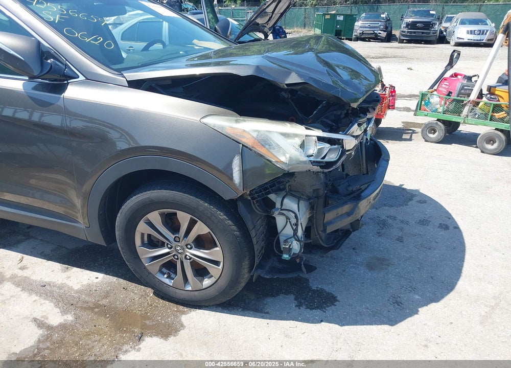 2013 HYUNDAI SANTA FE VIN: 5XYZUDLB3DG096612