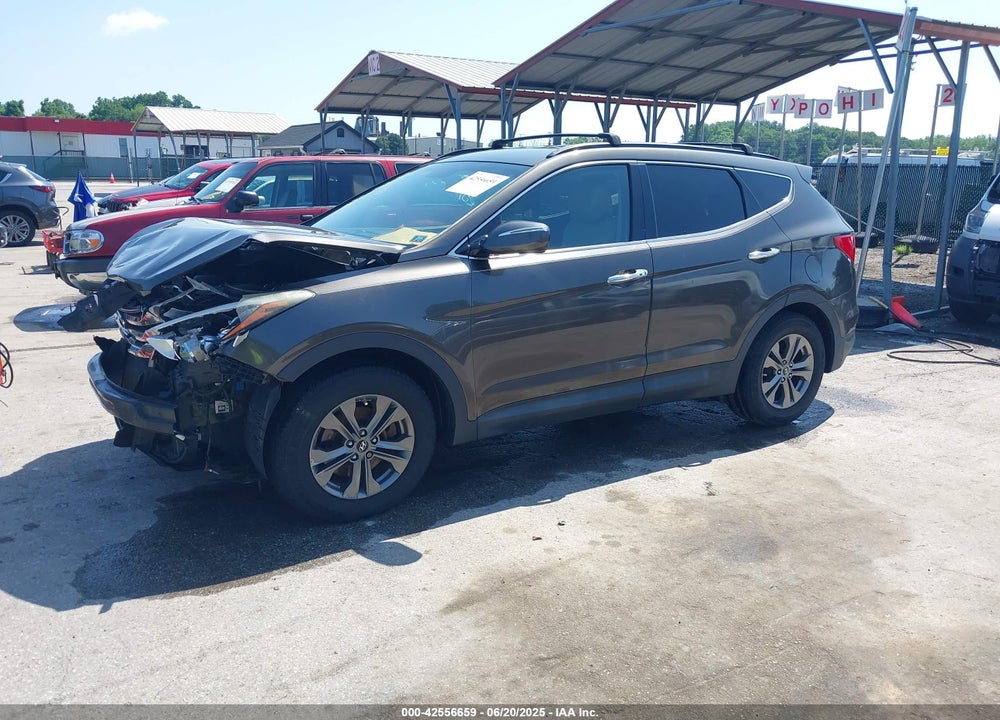 2013 HYUNDAI SANTA FE VIN: 5XYZUDLB3DG096612