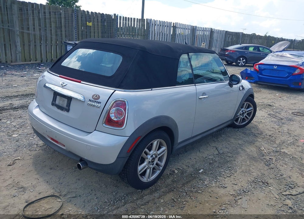 2012 MINI COOPER VIN: WMWZN3C51CT265186