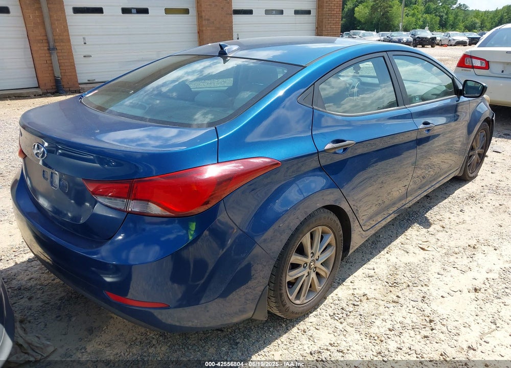 2016 HYUNDAI ELANTRA VIN: KMHDH4AE0GU567481