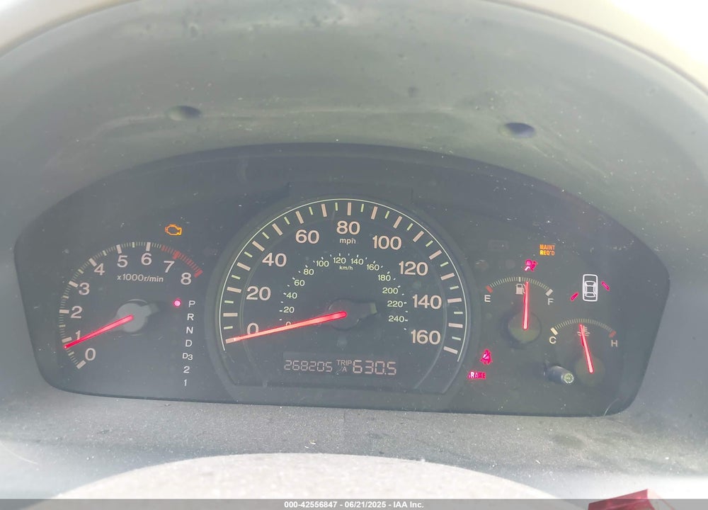 2003 HONDA ACCORD 2.4 LX VIN: 3HGCM56393G704151