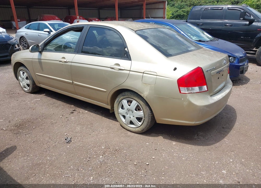 2009 KIA SPECTRA VIN: KNAFE221X95648617