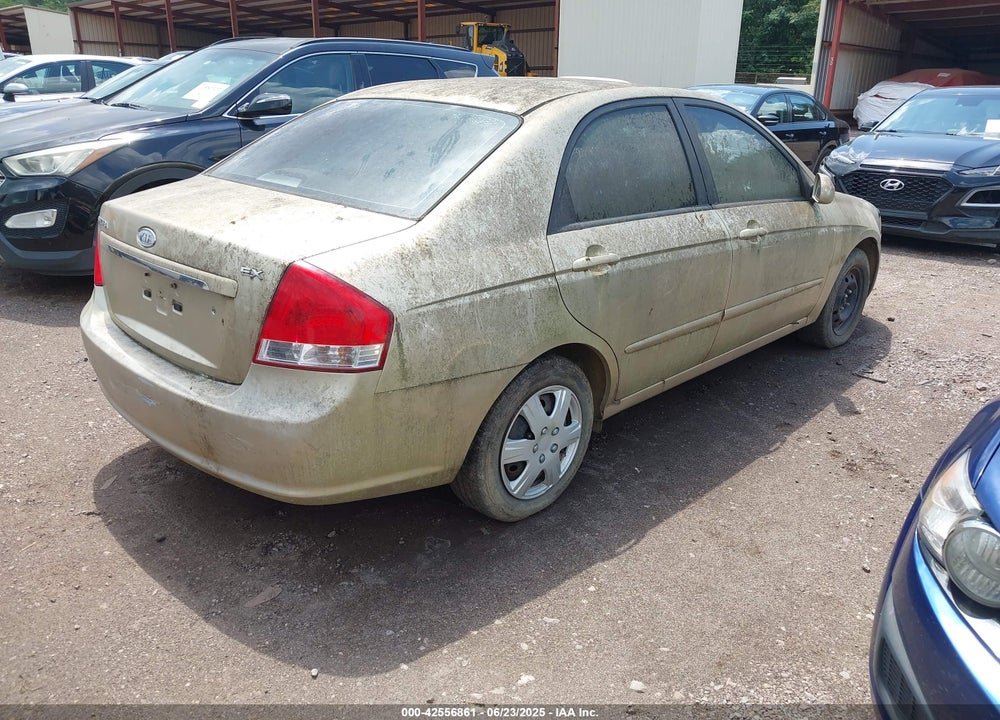 2009 KIA SPECTRA VIN: KNAFE221X95648617