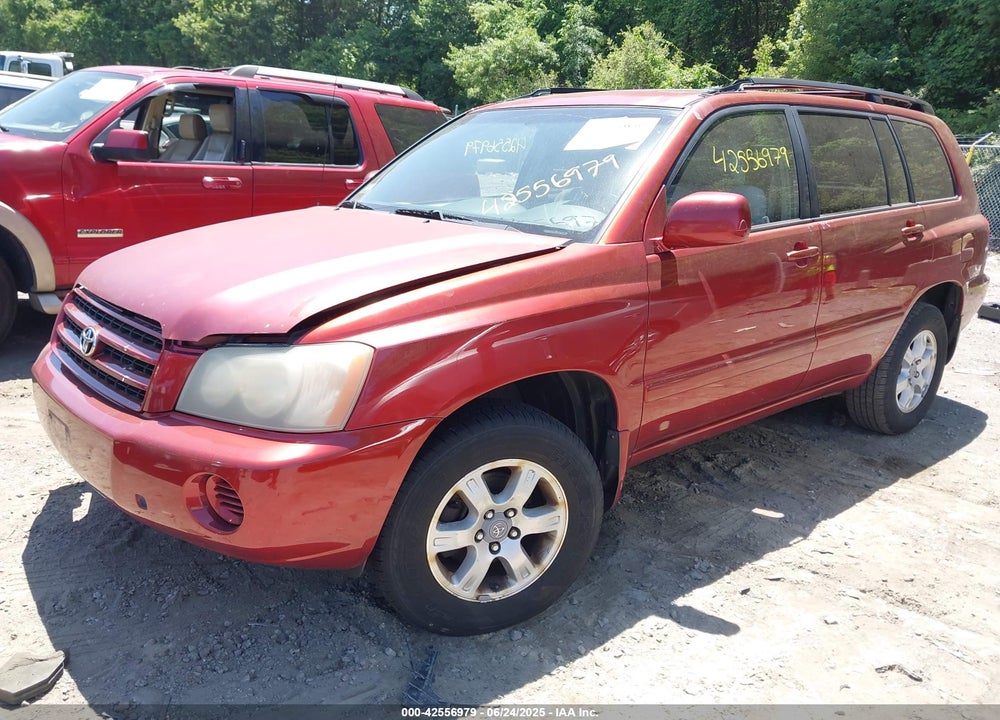 2001 TOYOTA HIGHLANDER V6 VIN: JTEHF21A210002138