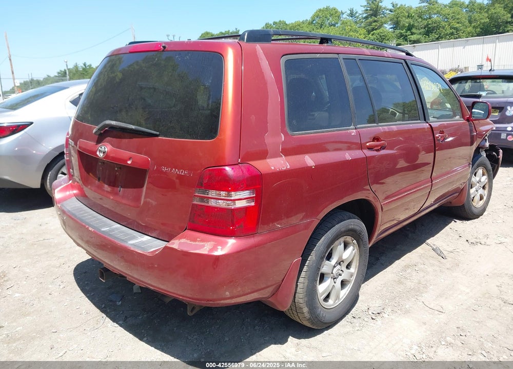 2001 TOYOTA HIGHLANDER V6 VIN: JTEHF21A210002138