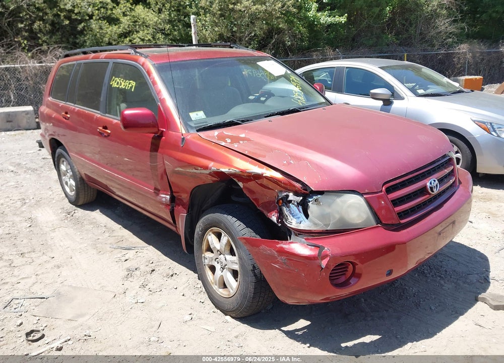 2001 TOYOTA HIGHLANDER V6 VIN: JTEHF21A210002138