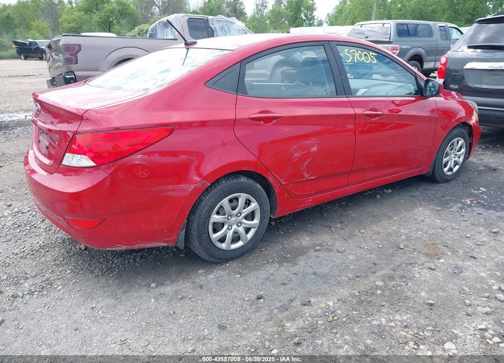 2013 HYUNDAI ACCENT GLS VIN: KMHCT4AE8DU293260