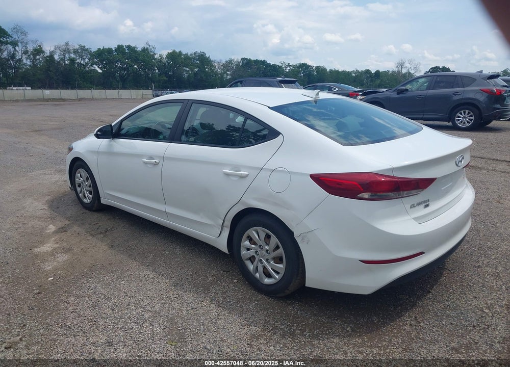 2017 HYUNDAI ELANTRA VIN: 5NPD74LF6HH164114