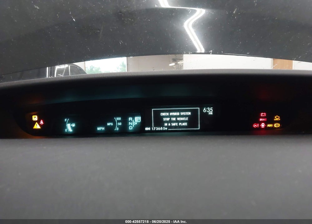 2013 TOYOTA PRIUS THREE VIN: JTDKN3DU3D0340869