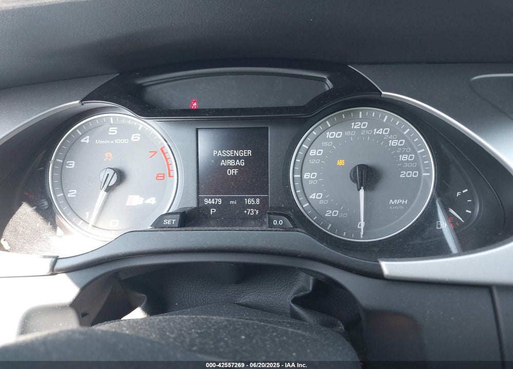 2012 AUDI S4 VIN: WAUKGAFL7CA083319
