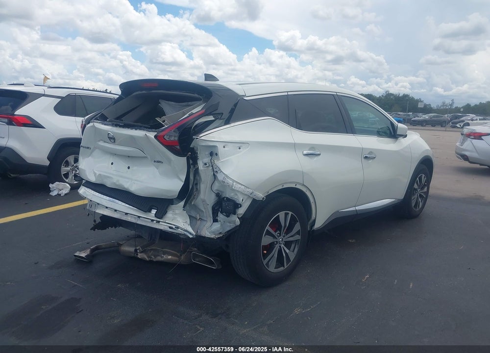 2022 NISSAN MURANO S INTELLIGENT AWD VIN: 5N1AZ2ASXNC121965